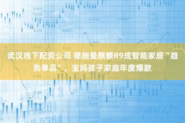 武汉线下配资公司 德施曼麒麟R9成智能家居“趋势单品”，宝妈孩子家庭年度爆款